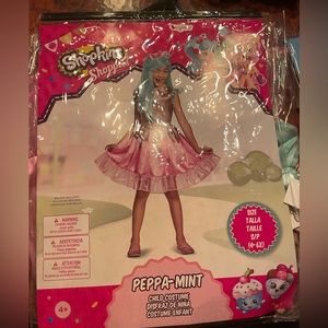 Shopkins Halloween costume Peppa-Mint sz S 4/6x